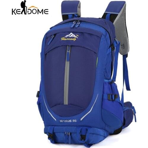 65L Outdoor Mountaineering Bag Lightweight Folding Waterproof Nylon Backpack Sport Travel Camping Hiking Bag X679D