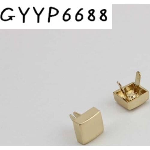 100pcs 10.5mm squared rivet screw for bags hardware,high quality rivets accessories