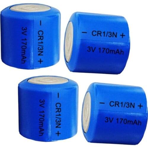 4PCS Disposable CR1/3N DL1/3N 2L76 K58L 5018LC CR11108 3V Battery Cylinder Primary Lithium Battery for Blood glucose Meter