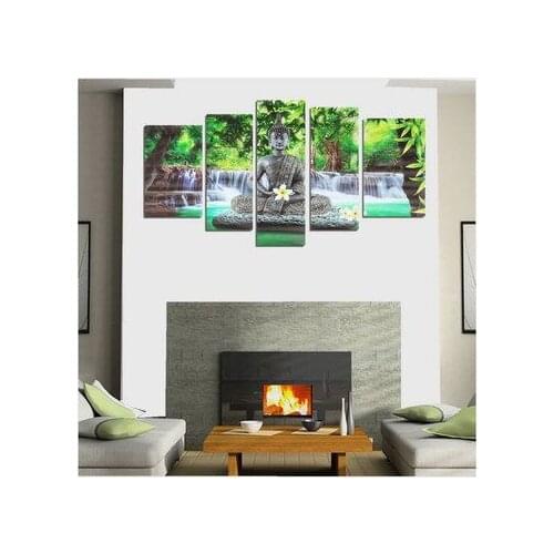 5pcs / set Diamond Mosaic Buddha Multi-picture Combination DIY Full Square Embroidery Cross Stitch Wall Art Gift