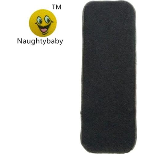 Naughtybaby 50pcs Quality Baby Nappies Bamboo Charcoal Liner nappy diaper Insert For Baby Cloth Diaper Nappy Washable 4 Layers