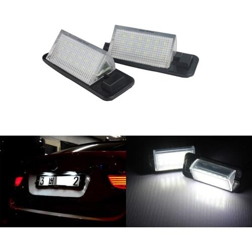 ANGRONG No Error LED Licence Number Plate Light For BMW E36 Coupe Saloon Convertible Estate