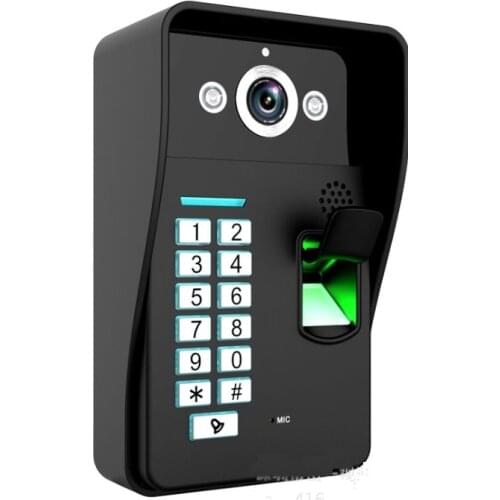 Wireless WIFI fingerprint HD 720P IP Video door Phone bell view by mobile phone