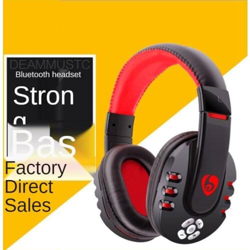 Wireless headphones Head-mounted bluetooth headset super heavy bass true stereo gamer gaming headset earphones