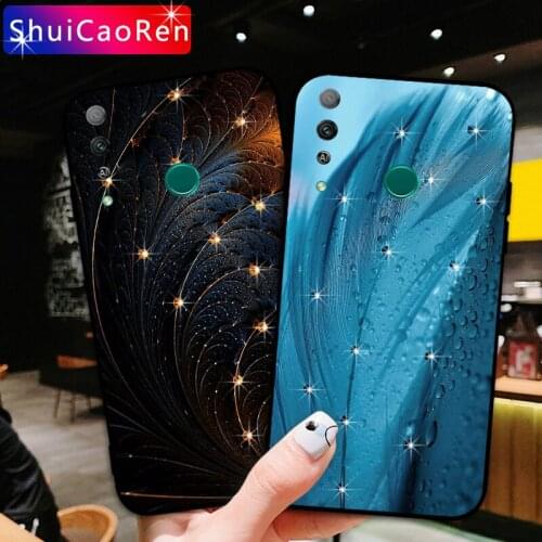Rhinestone Glitter Soft Case For Huawei Honor Play 3 3E 4T 4 Pro TPU Fundas Coque Cover For Huawei Honor 7C 7A Pro