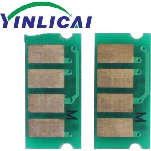 4PCS MC250 MC250FWB PC301W Toner Chip For Ricoh MC250FW M C250FWB P C301W 408336 408337 408338 408339 Printer Cartridge Reset