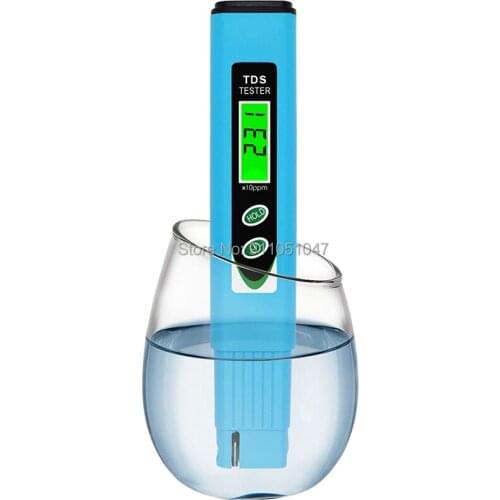 Digital TDS Tester High Accurate Portable Pen Type TDS-966 Meter Filter Measuring Water Quality Purity Tester with LCD Backlight