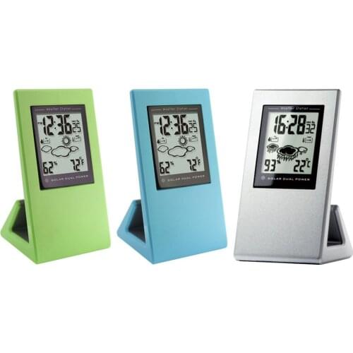 Digital Thermometer Hygrometer Snooze 24 Hour Digital Thermometer Temperature Gauge for Guitar, Home, Office