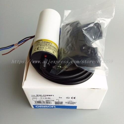 E2K-C25MF1 Omron PNP NO Capacitive Proximity Switch Sensor with Adjustable Sensitivity New High Quality