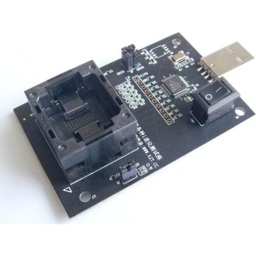 EMMC100 socket BGA100 test Android phone Nand flash eMMC Reader programmer socket Adapter USB interface to read by PC directly