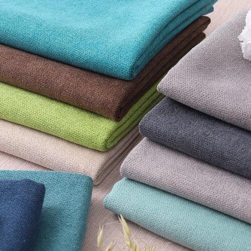 Imitation Cashmere Fabric Ice Plush Velvet Fabric Thick Pastoral Pillow Curtain Sofa Set Tablecloth Printing and Dyeing Meter