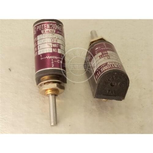 Used Japan 10 lap small multi-turn potentiometer Sakae 12HPC-10 1K 20k 50k 100k switch