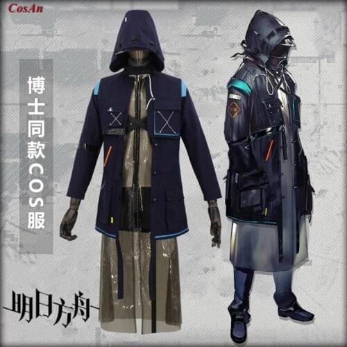 New Game Arknights Doctor Cosplay Costume RHODES ISLAND Handsome Battle Uniform Male Activity Party Role Play Clothing S-XL