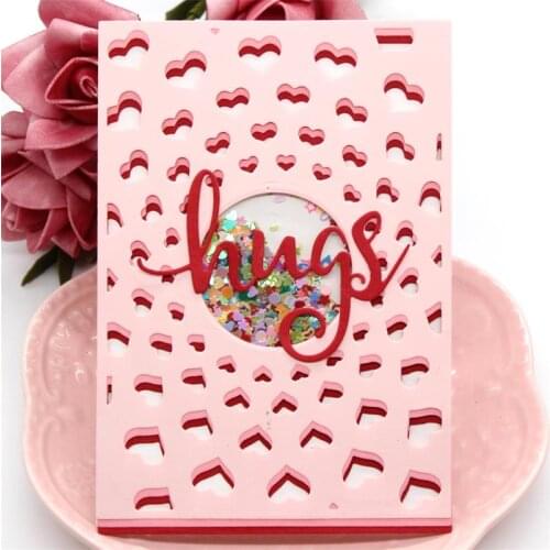 KSCRAFT Heart Frame Metal Cutting Dies Stencils for DIY Scrapbooking/photo album Decorative Embossing DIY Paper Cards