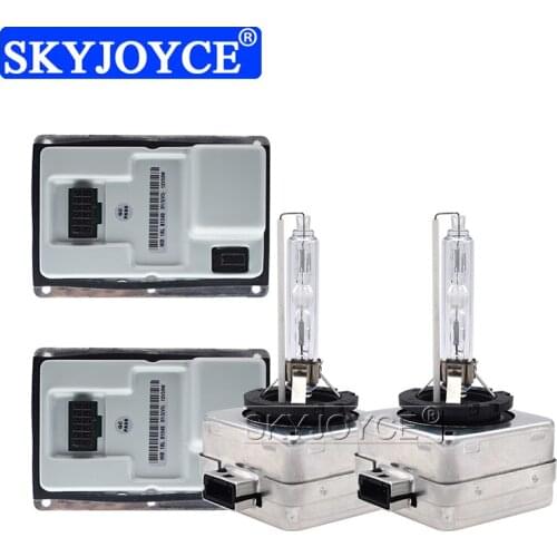SKYJOYCE New OEM LAD5G 12Pin D1S HID Xenon Ballast Kit 35W D1S D1R Xenon Lamp Bulbs For 89030461 89031486 Car Headlight