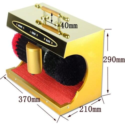 Shoe Polishing Cleaning Machine Consumer Electronic Gadget Wardrobe Footwear Style Shine High quality NE
