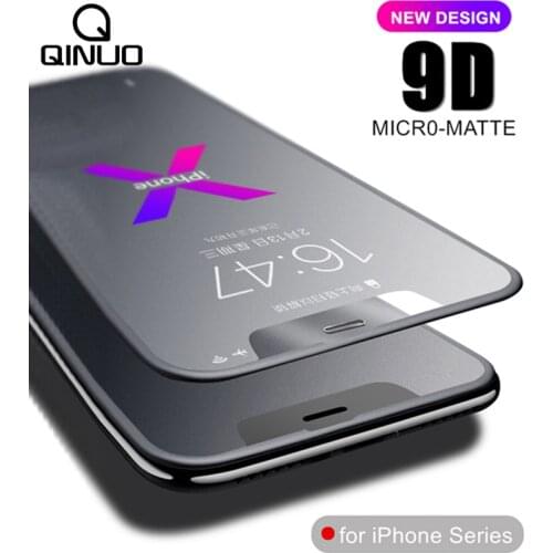 Matte Tempered Glass The For iPhone 12 11 Pro Max X XR XS Max 7 8 6 6S Plus 12 Mini Screen Protector Glass Anti Fingerprint Film