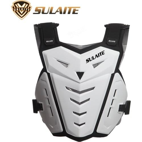 SULAITE Motorcycle Body Armor Motorcycle Jacket Motocross Moto Vest Back Chest Protector Off-Road Dirt Bike Protective Gear