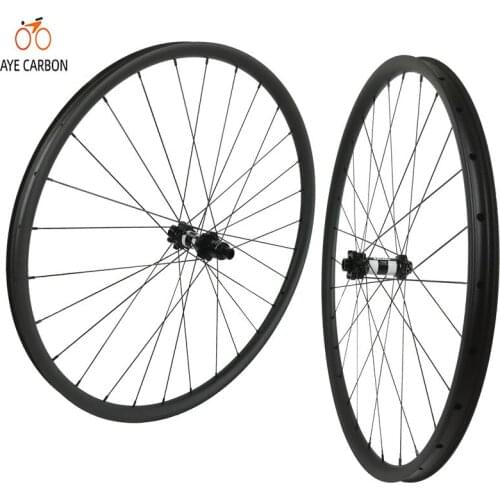 AYE CARBON carbon fiber 29 mens mountain bike wheels with top brand hub 34mm width super light 29 inch carbon MTB bike wheels