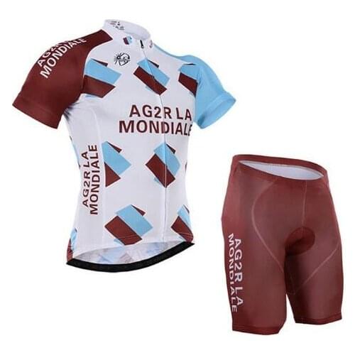 2018 New Pro Team AG2R High Quality Team Summer Breathable Roupa Cycling Jersey Cycling Clothing/Mountain Bicycle Jerseys