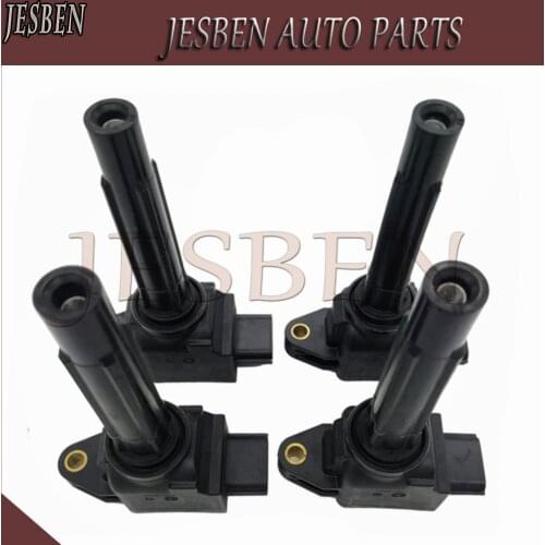 4PCS H6T15571 Brand New 3 PINS Ignition Coils Fit For Mazda 2 1.5 3 Axela Atenza CX4 CX5 2014-2017 NO# P51R-18-100 P51R18100