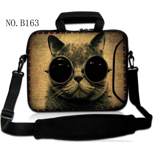 Cool Cat Laptop Messenger Bag Handbag, Laptop Case 13",14",15",15.6",For MacBook Air Pro, Wholesale Free Drop Shipping