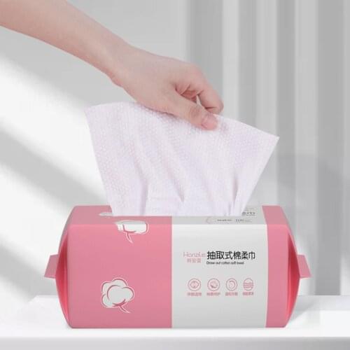 100% Cotton Disposable Face Towel Wet and Dry Soft Makeup Remover Cleansing Towel Cotton Pad Skin Care Tools