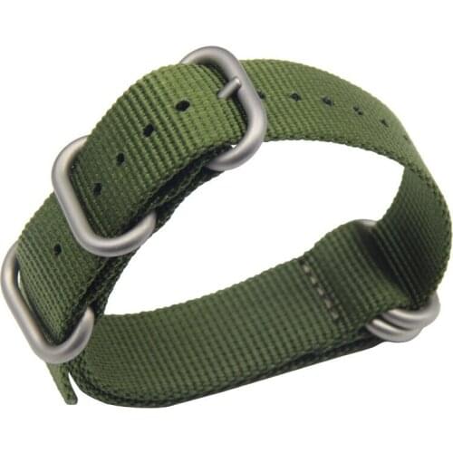 Nato Strap 20mm 22mm Nylon Watchband Stainless Steel Buckle Automatic Watch Bracelets Spare Parts For Watches