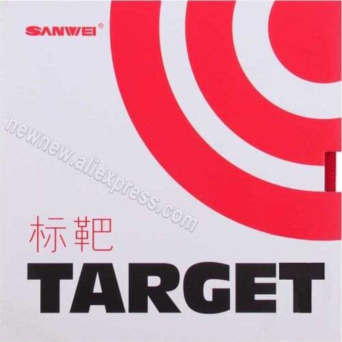 Sanwei TARGET Pips-in Table Tennis PingPong Rubber with Sponge