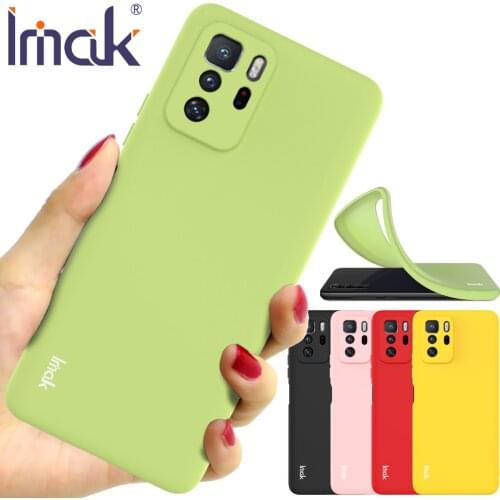 Imak Matte Silicone Case For POCO X3 GT Soft Gel Flexible TPU Thin Slim Protective