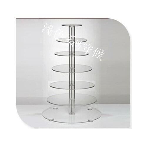 Wedding decoration/ 7 Tier Beautiful Acrylic Cupcake Stand Party / Wedding / Festival Supplies