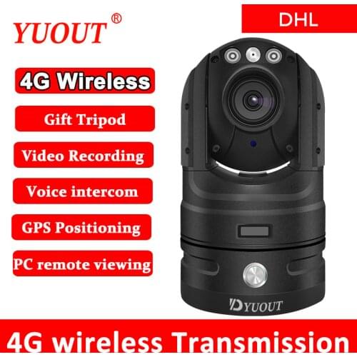 YUOUT 4G Live Steaming WIFI GPS Night vison PTZ Camera 2K Video High speed dome camera 36 times zoom with electronic map fence