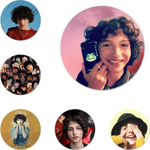 58mm TV Finn Wolfhard Stranger Things Icons Pins Badge Decoration Brooches Metal Badges For Backpack Decoration