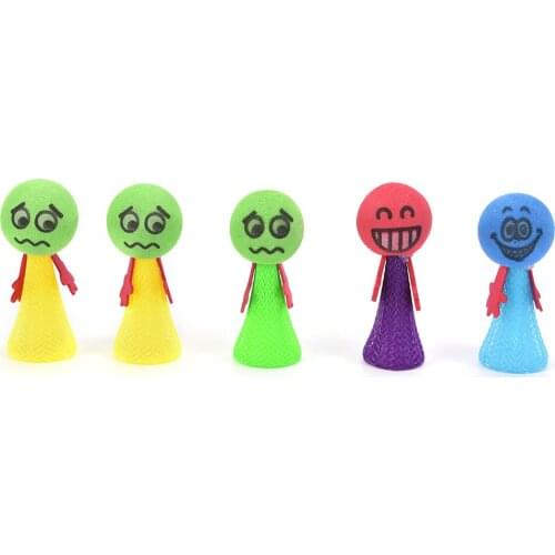 1pc Kawaii Creative Random Color Funny Jumping Cat Toy Pet Cat Toy Ball