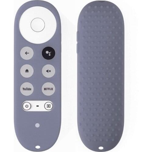 1pc Silicone Cover For -Google TV 2020 Voice Remote Remote Control Shockproof Protective Cover Skin For Chromecast
