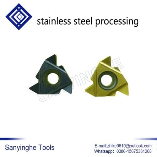 Free shipping high quality 10pcs/lots sanyinghe 22ER N60 cnc carbide turning inserts threading inserts