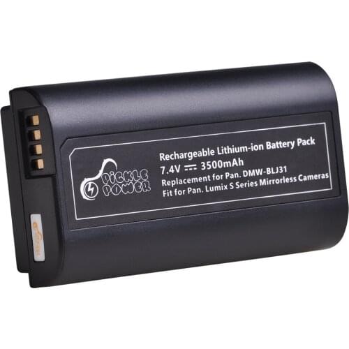 Long-lasting 3500mAh DMW-BLJ31 Battery for Panasonic LUMIX DC-S1 DC-S1R DC-S1H LUMIX S Series Mirrorless Camera