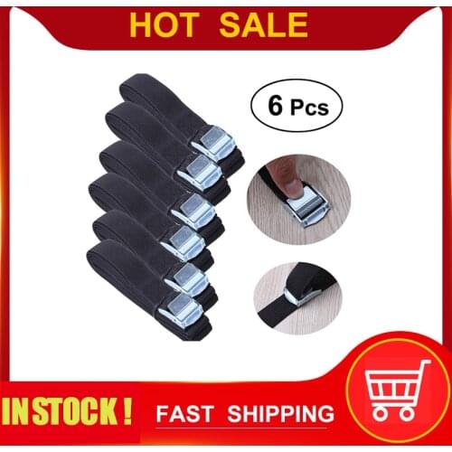 6PCS Polyester Quick Release Lashing With Buckle Tying Straps For Cargo Tie Down Car Roof Rack Luggage Kayak Carrier Moving Cano
