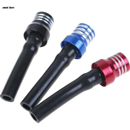 Aluminum Alloy Motorcycle Gas Pit ATV PIT Dirt Bike Fuel Petrol Tank Cap Breather Pipe Hose Valve Vent Breather Tube Pipe