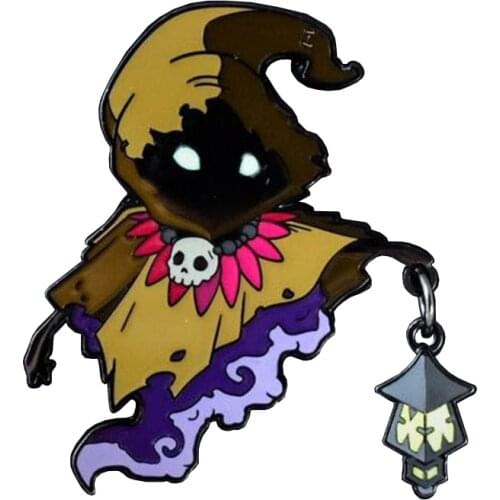 The lantern enamel pin