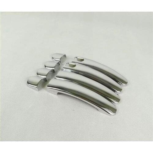 For Volkswagen Tiguan 2009 2010 2011 2012 2013 2014 2015 ABS Chrome Side Door Handle Cover Trim