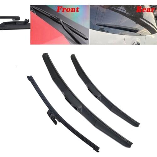 3pcs/set Car Wiper Front & Rear Wiper Blades Set For KIA Cee'd Ceed 2012-2017 Windshield Windscreen 26"+14"+12"