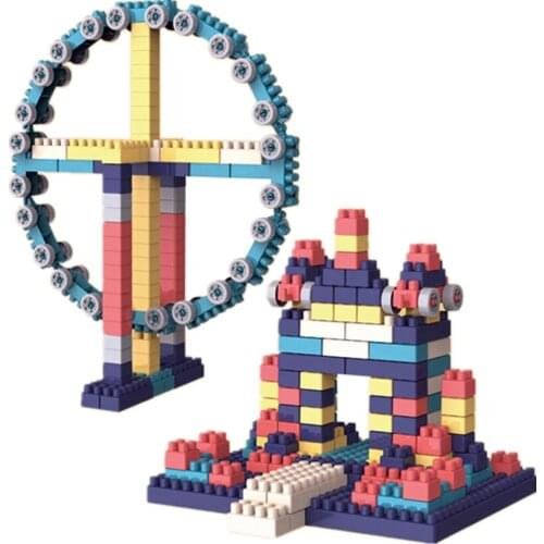 Blocks Building Toys for Kids Car Robot Model Mini DIY Creative Bricks Building Blocks City 100/260/360/520PCS