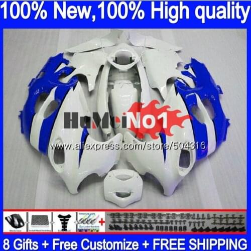 Body For SUZUKI KATANA GSXF 600 750 GSXF600 98 99 00 2001 2002 12MC.96 Blue White GSX600F GSXF750 1998 1999 2000 01 02 Fairing