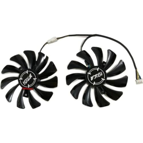 2pcs/Set PLD09210S12HH PLD09210B12HH GPU Cooler Graphics Card Fan For MSI 1660Ti GTX1650 1660 GAMING/X Video As Replacement