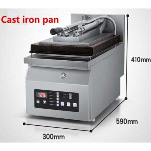 2020 Top quality best selling factory price cast iron automatic dumpling fryer/ gyoza frying pan machine with CE