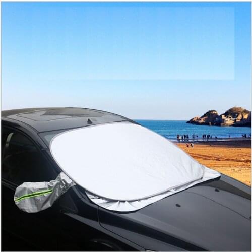 Car Windshield Sun Cover 140*100cm UV Protection Shield Anti Snow Ice Visor Cover Frost Dust Guard Sunshade Protector