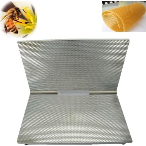 Manual nest Honeycomb machine Dadant type 26*41 cm Beeswax Foundation Mold Bee Wax Press Mold Machine Beeswax mold equipment