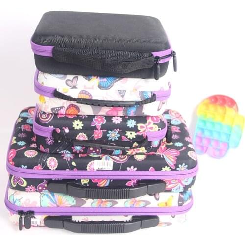 5D DIY Diamond Painting Storage Box Kits Purple Handbag Accessories Tools for Embroidery Mosaic Beads Container