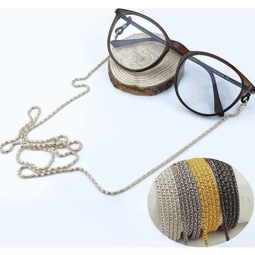 Glasses Chain Metal Women Fashion Sunglasses Chain Eyeglasses Chains Lanyard Strap Eyewears Cord Holder Neck Strap Rope 2021 New